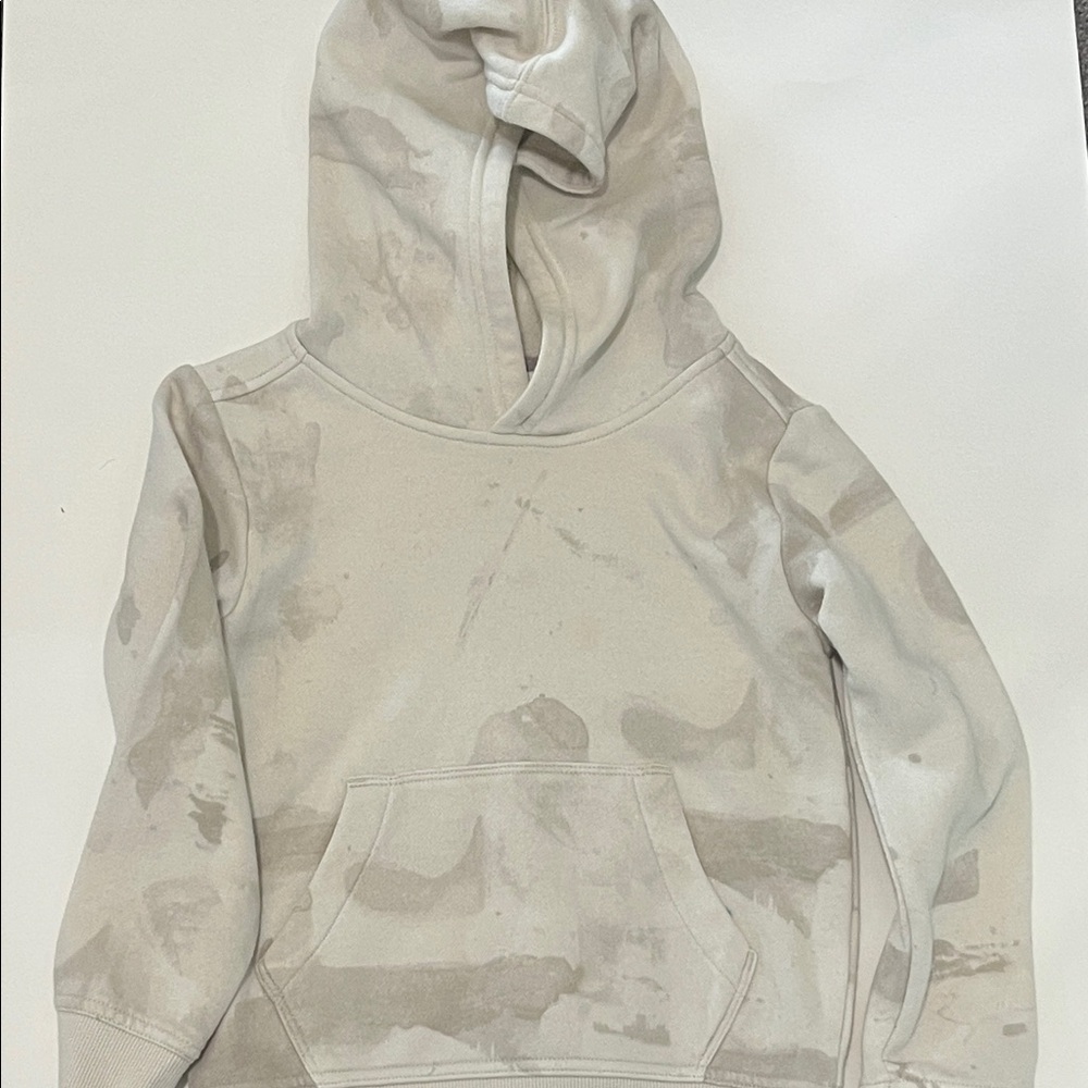 Neutral Tie-Dye Hoodie - Light Taupe/Cream- Dicks Sporting Goods (DSG)